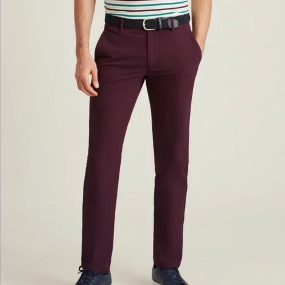 Bonobos burgundy chinos slim fit